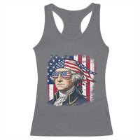 George Washington Patriotic Racerback Tank Top USA 250th Anniversary