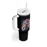 George Washington Patriotic Tumbler With Handle USA 250th Anniversary