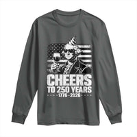 Funny George Washington Cheers To 250 Years Long Sleeve Shirt