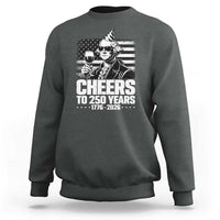 Funny George Washington Cheers To 250 Years Sweatshirt