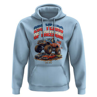Funny George Washington Monster Truck Hoodie America 250th Anniversary