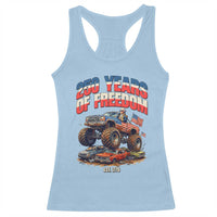 Funny George Washington Monster Truck Racerback Tank Top America 250th Anniversary