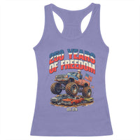 Funny George Washington Monster Truck Racerback Tank Top America 250th Anniversary