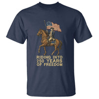 George Washington T Shirt Riding Into 250 Years Of Freedom