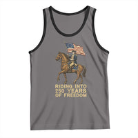 George Washington Tank Top Riding Into 250 Years Of Freedom
