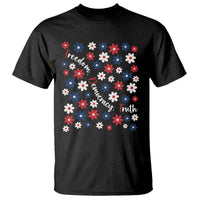 Freedom Democracy Truth T Shirt Patriotic Floral