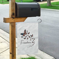 Butterfly Of Freedom American Pride Garden Flag