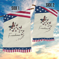 Butterfly Of Freedom American Pride Garden Flag