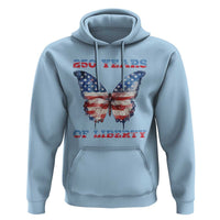 Patriotic Butterfly Hoodie 250 Years Of Liberty
