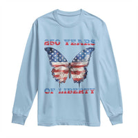 Patriotic Butterfly Long Sleeve Shirt 250 Years Of Liberty