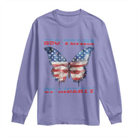 Patriotic Butterfly Long Sleeve Shirt 250 Years Of Liberty