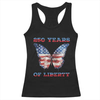 Patriotic Butterfly Racerback Tank Top 250 Years Of Liberty