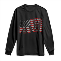Vintage American Flag 50 States Long Sleeve Shirt Patriotic Gift