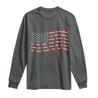 Vintage American Flag 50 States Long Sleeve Shirt Patriotic Gift