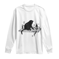 No Kings No Wars No Ice Cat Long Sleeve Shirt Political Humor Gift