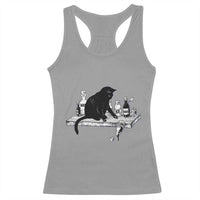 No Kings No Wars No Ice Cat Racerback Tank Top Political Humor Gift