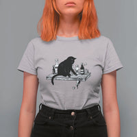 No Kings No Wars No Ice Cat T Shirt For Women Political Humor Gift
