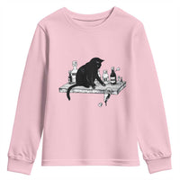 No Kings No Wars No Ice Cat Youth Sweatshirt Political Humor Gift