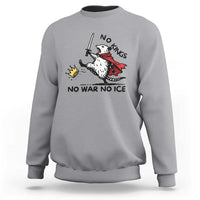 Funny Opossum Warrior Political Gift Sweatshirt No Kings No Wars No Ice