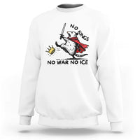 Funny Opossum Warrior Political Gift Sweatshirt No Kings No Wars No Ice