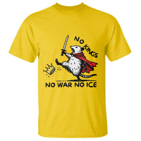 Funny Opossum Warrior Political Gift T Shirt No Kings No Wars No Ice