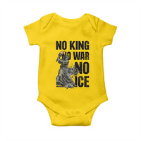 Statue Of Liberty Freedom Protest Baby Onesie No Kings No Wars No Ice