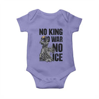Statue Of Liberty Freedom Protest Baby Onesie No Kings No Wars No Ice