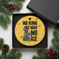 Statue Of Liberty Freedom Protest Ceramic Ornament No Kings No Wars No Ice