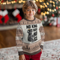 Statue Of Liberty Freedom Protest Ugly Christmas Sweater No Kings No Wars No Ice