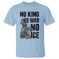 Statue Of Liberty Freedom Protest T Shirt No Kings No Wars No Ice