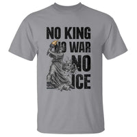 Statue Of Liberty Freedom Protest T Shirt No Kings No Wars No Ice