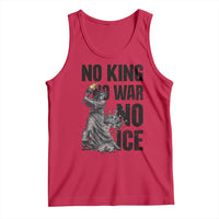 Statue Of Liberty Freedom Protest Tank Top No Kings No Wars No Ice