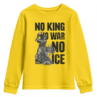 Statue Of Liberty Freedom Protest Youth Sweatshirt No Kings No Wars No Ice