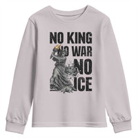 Statue Of Liberty Freedom Protest Youth Sweatshirt No Kings No Wars No Ice