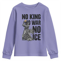 Statue Of Liberty Freedom Protest Youth Sweatshirt No Kings No Wars No Ice