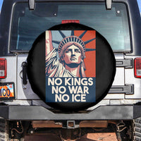 Statue Of Liberty No Kings No War No Ice Spare Tire Cover Freedom Protest Gift