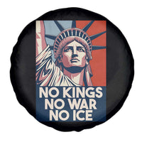 Statue Of Liberty No Kings No War No Ice Spare Tire Cover Freedom Protest Gift
