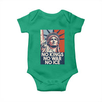 Statue Of Liberty No Kings No War No Ice Baby Onesie Freedom Protest Gift