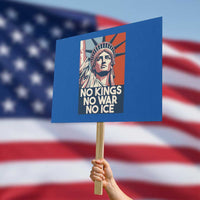 Statue Of Liberty No Kings No War No Ice Protest Sign Freedom Protest Gift