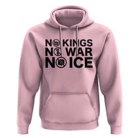 Anti Monarchy Political Hoodie No Kings No Wars No Ice