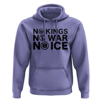 Anti Monarchy Political Hoodie No Kings No Wars No Ice