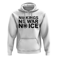 Anti Monarchy Political Hoodie No Kings No Wars No Ice