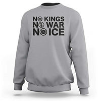 Anti Monarchy Political Sweatshirt No Kings No Wars No Ice
