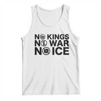 Anti Monarchy Political Tank Top No Kings No Wars No Ice