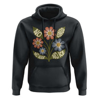 Wildflower Freedom Protest Hoodie No Kings No Wars No Ice