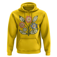 Wildflower Freedom Protest Hoodie No Kings No Wars No Ice