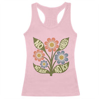 Wildflower Freedom Protest Racerback Tank Top No Kings No Wars No Ice