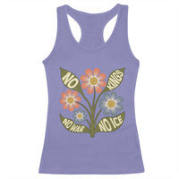 Wildflower Freedom Protest Racerback Tank Top No Kings No Wars No Ice