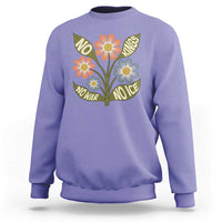 Wildflower Freedom Protest Sweatshirt No Kings No Wars No Ice