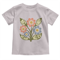 Wildflower Freedom Protest Toddler T Shirt No Kings No Wars No Ice